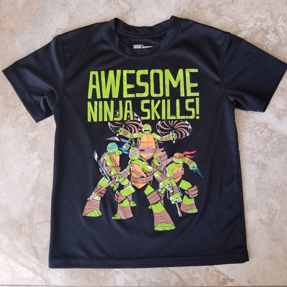 SOLD Boys TMNT swim top